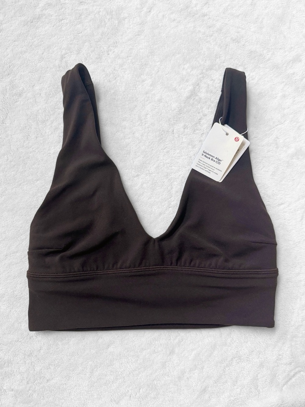 NWT Lululemon Align V-Neck Bra C/D – Sequoia – Size 4